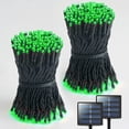 thumbnail image 1 of JMEXSUSS 2 Pack 200 LED Solar Halloween Lights, 75.5ft Green Solar Lights Outdoor Waterproof, 8 Lighting Modes Solar String Lights for Patio, Garden, Tree, Christmas, Halloween Decorations, 1 of 6