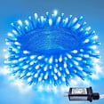 thumbnail image 1 of JMEXSUSS Connectable Warm White String Lights Indoor, 8 Modes Christmas Light Plug in Fairy String Lights for Bedroom, 33ft 100 LED Twinkle Lights Outdoor for Christmas Tree Decor, 1 of 10