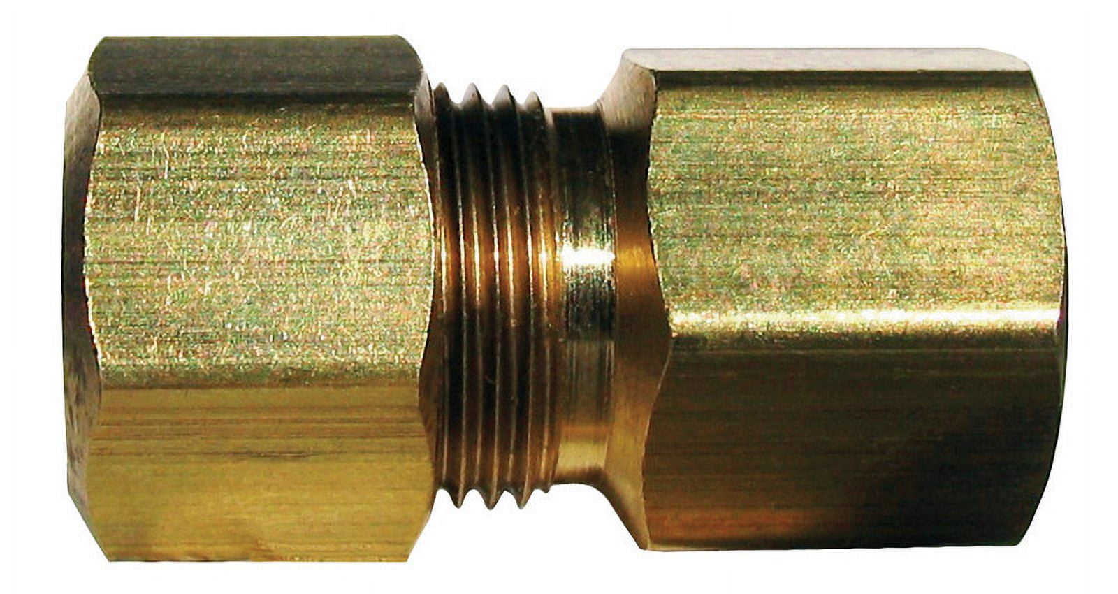 JMF 1/4 in. Dia. x 1/2 in. Dia. Brass Low Lead Compression Fitting ...