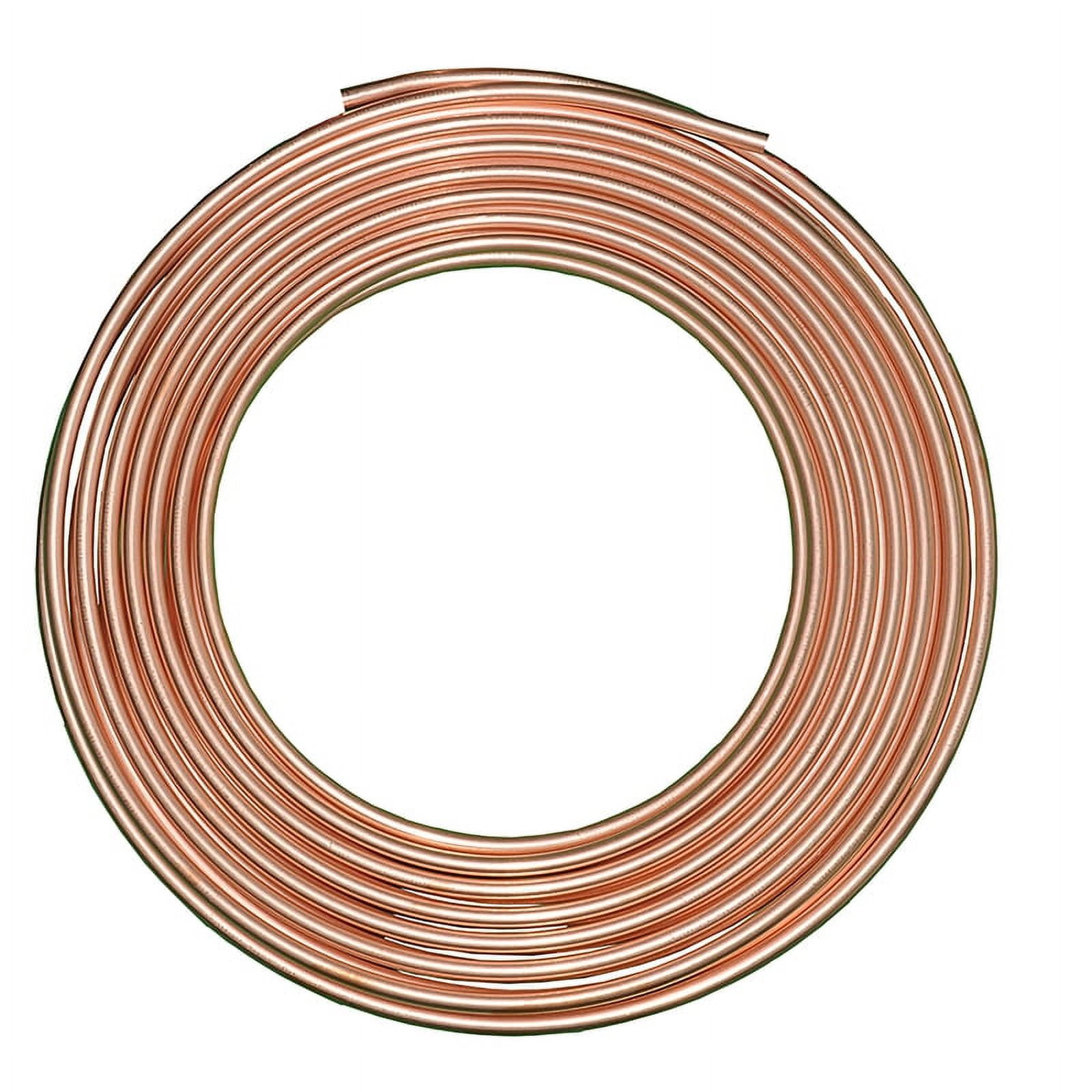 JMF Company 3/8 D X 5 ft. L Copper Type Utility Tubing JMF Company 3/8 D X 5 ft. L Copper Type Utility Tubing