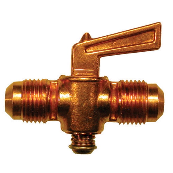 JMF 44760 0.25 in. Two Way Brass Ground Plug Valve