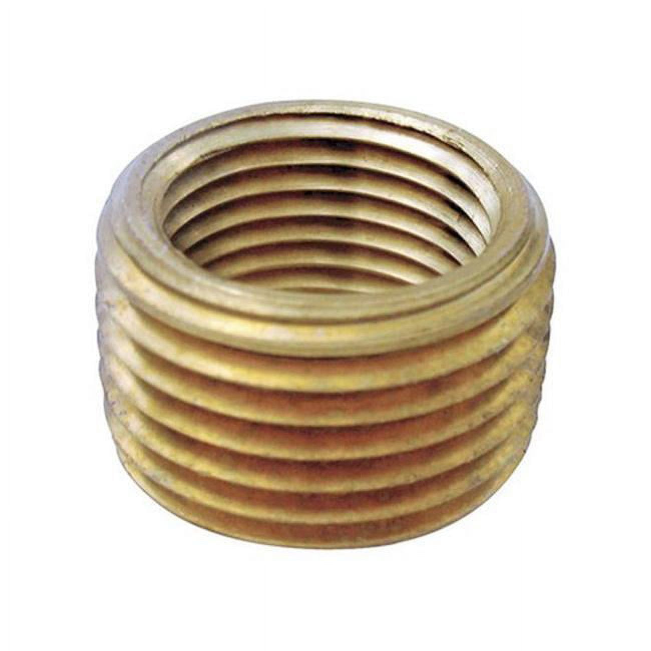 JMF 4504874 0.5 MPT x 0.37 in. FPT Pipe Face Bushing in Lead Free Yellow  Brass 