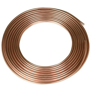 JMF Company 1/4 D X 15 ft. L Copper Type Utility Tubing JMF Company 1/4 D X 15 ft. L Copper Type Utility Tubing