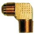 thumbnail image 1 of JMF Company 3/8 in. Flare X 1/2 in. D Male Brass Elbow, 1 of 2