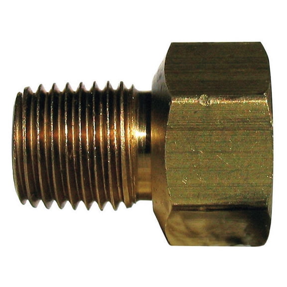 JMF Company 5/16 in. Flare X 1/4 in. D Male Brass Inverted Flare Adapter