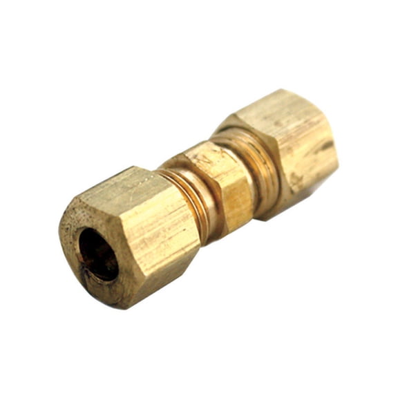 Jmf Reducing Compression Union 5/8 " Comp X 1/2 " Comp Yellow Brass 400 Psi Lead Free Pack of 2