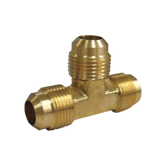 JMF 5/8 in. Flare x 5/8 in. Dia. Flare Brass Reducing Tee