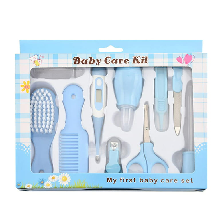 Kit De Cuidado E Higiene Para Bebés Recién Nacidos 13 Piezas Color Azul  Genérica 13PCS Baby Health Care Kit azul - x 13
