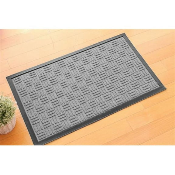 JMJ LE 86548 Rubber Backed Polypropylene Mat, 16 x 24 in.