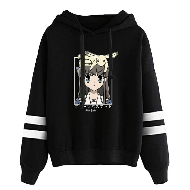 JMKEY Anime Fruits Basket Hoodie Women Tohru Momiji Cosplay Kyo