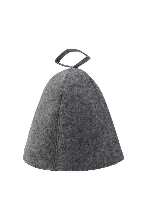 Wool Cap Sauna Hat Anti Heat Felt Foldable 27.6*9.1Inches Porosity Protection Shower Spa Bath With Hanging Loop