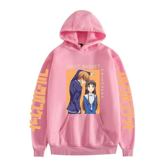 JMKEY Unisex Anime Fruits Basket Hoodie Women/Men Tohru Momiji Cosplay Kyo Hoodie Pullover Akito Costume Sweatshirt Pullover Tops