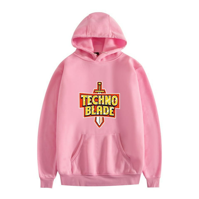 Technoblade 'Never Dies' Pull Over Hoodie (Black)