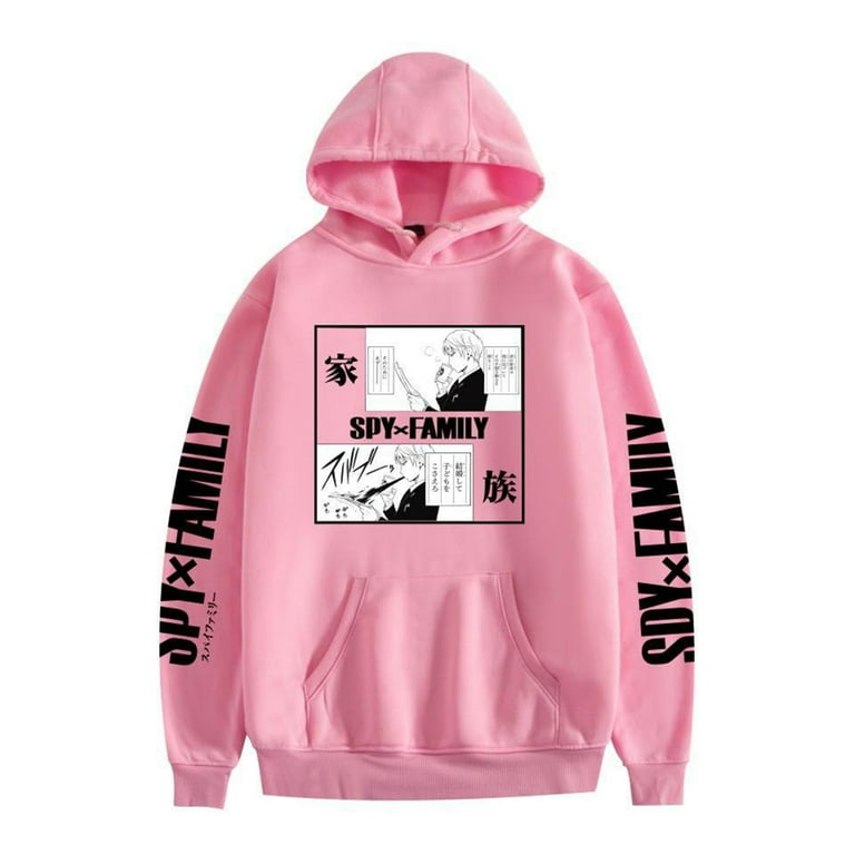 JMKEY Unisex Spy x Family Hoodie Casual Sweatshirt Anya Forger Yor