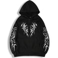 thumbnail image 1 of JMKEY Unisex Y2K Zip Up Hoodie Zip Up Graphic Hoodie Long Sleeve Drawstring Thermal Jacket Sweatshirt, 1 of 3