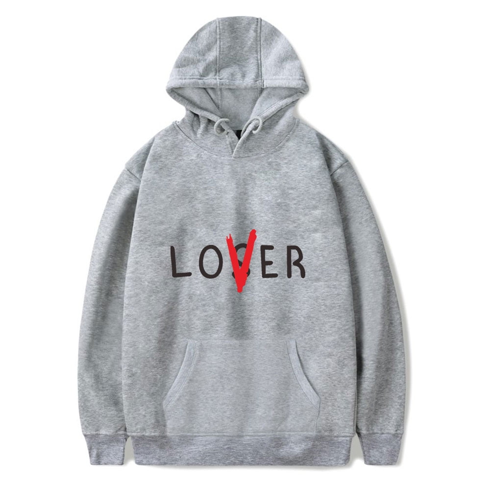JMKEY loser Lover los ver Cosply Hoodie Sweatshirt Men Women Long Sleeve Pullover with Pocket Tracksuit Unisex XXS 4XL