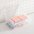 thumbnail image 1 of JMKQLZ 2-Layer Painting Pencil Case,Large Pencil Box Case,Clear Crayon Marker Box Bulk,Hard Plastic Academy Supplies with Snap-tight Lid,Stackable Storage Container Art Craft Organizer, 1 of 8