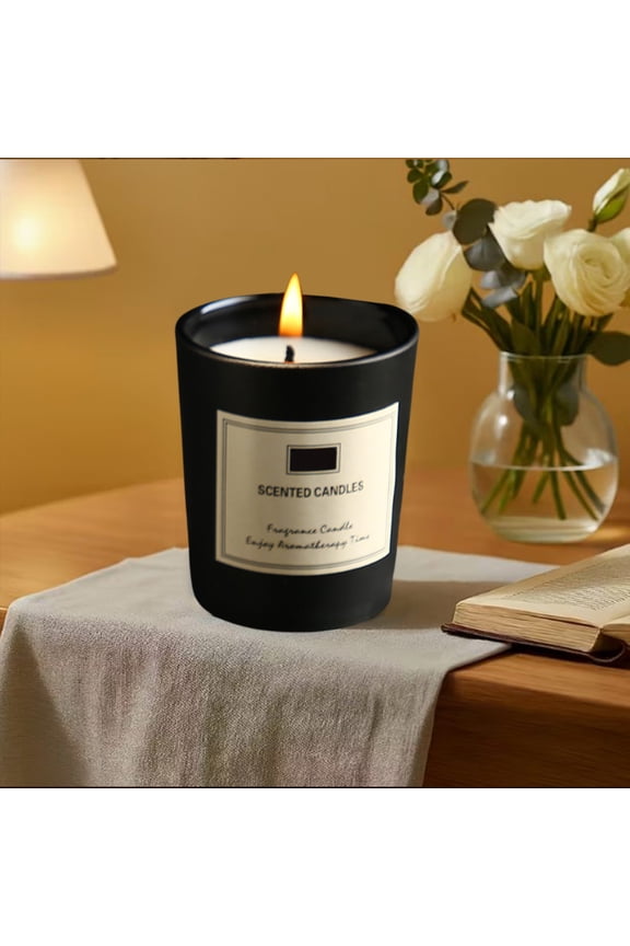 Aromatic Scented Candle with Long Burning Time, Home Fragrance Decor for Relaxation and Ambiance, Elegant Holiday Gift Idea with Soothing Scent for Cozy Winter Evenings