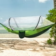 thumbnail image 1 of JMKQLZ Camping Hammock with Mosquito Net, Portable Double/Single Hammock, Easy Setup, Lightweight Hanging Bed for Indoor, Outdoor, Backpacking, Travel, Patio, Hiking, 1 of 6