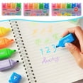 thumbnail image 1 of JMKQLZ Color Highlighter, Colorful Marker Pen Set, Water Based, Quick Dry Gifts for Youngster Back To (6 Candy Colors), 1 of 4