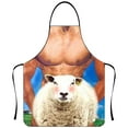 thumbnail image 1 of JMKQLZ Comedic Chef Apron with Muscle Design - Novelty Kitchen Apron for Cooking Enthusiasts with Comfortable and Durable Fabric, 1 of 3