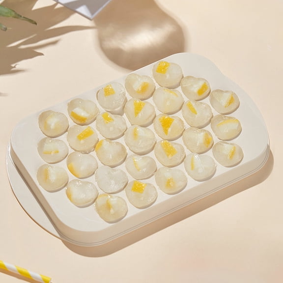 Creative 3D Heart Ice Cube Tray Romantic Non-Stick Mold - Food Grade Silicone Easy Release Stackable Freezer Essential for Drinks Decor