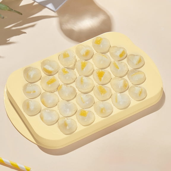 Creative 3D Heart Ice Cube Tray Romantic Non-Stick Mold - Food Grade Silicone Easy Release Stackable Freezer Essential for Drinks Decor