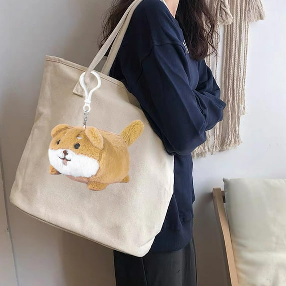 JMKQLZ Cute Cartoon Animal Plush Doll Toy Backpack Pendant Mini Doll Car Keychains Birthday Gifts for Friend Kids Christmas Stocking Stuffers for Boys Girls