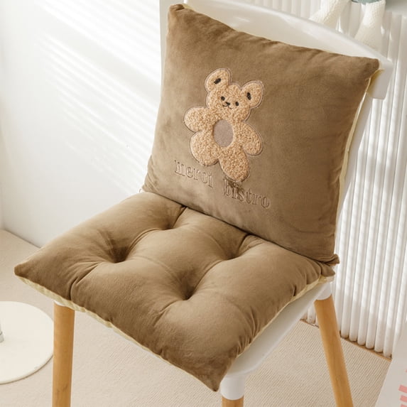 JMKQLZ Detachable High Back Chair Cushion Set with Secure Straps, All-Weather Indoor Outdoor Seating Pad for Various Furniture Types, Soft Polyester Fabric with Resilient Filling for Extended Comfort