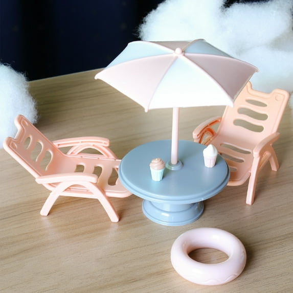 JMKQLZ Dollhouse Furniture, Kitchen & Bathroom Toy Set, Fridge Washing Machine Set for Kids,Dollhouse Miniature Accessories,Educational Pretend Play Toys for Boys & Girls