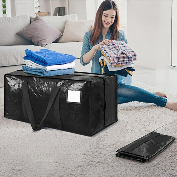 JMKQLZ Durable PE Plastic Storage Container - Waterproof Seasonal Decor Organizer - Large Capacity Solution for Artificial Trees and Holiday Decorations