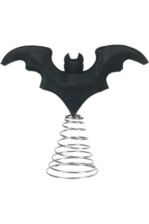 Halloween Tree Topper Decor with Miniature Winged Figures and Flexible Spring Base for Festive Branch Enhancement Gathering Piece