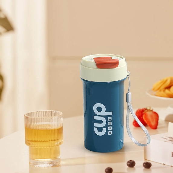 Leakproof Sports Water Bottle with Wide Mouth and Secure Lid - Durable Plastic Gym Fitness Bottle with Comfort Handle for Yoga Exercise Outdoor Activities Everyday Hydration