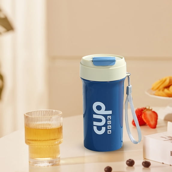Leakproof Sports Water Bottle with Wide Mouth and Secure Lid - Durable Plastic Gym Fitness Bottle with Comfort Handle for Yoga Exercise Outdoor Activities Everyday Hydration