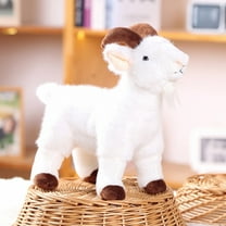 JMKQLZ Lifelike Goat Stuffed Animal Toy - Soft Sheep Model Plush Toy, Girl Toys, Gifts for Kids, Christmas Stocking Stuffers Gifts