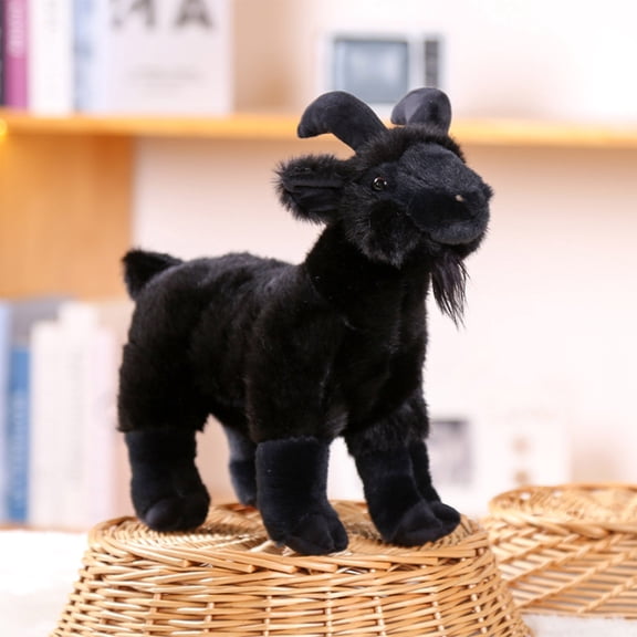 JMKQLZ Lifelike Goat Stuffed Animal Toy - Soft Sheep Model Plush Toy, Girl Toys, Gifts for Kids, Christmas Stocking Stuffers Gifts