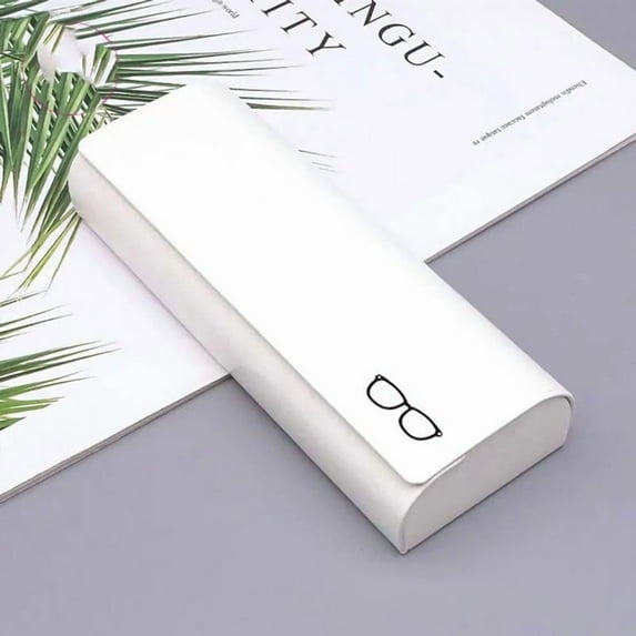 JMKQLZ Luxury Hard Shell Eyewear Case with Microfiber Lining and Magnetic Closure, Protective Storage Box for Glasses and Sunglasses for Travel Outdoor