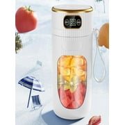 JMKQLZ New Juicer Machine with Digital Display for Fruit and Vegetable, Multifunctional Portable Small Juicer for Home Office and School