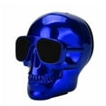 thumbnail image 1 of JMKQLZ Portable Skeleton Skull Bluetooth Wireless Speaker with 15W Bass and FM Radio - Rechargeable Halloween Party Sound System for Indoor Outdoor Music Playback, 1 of 3