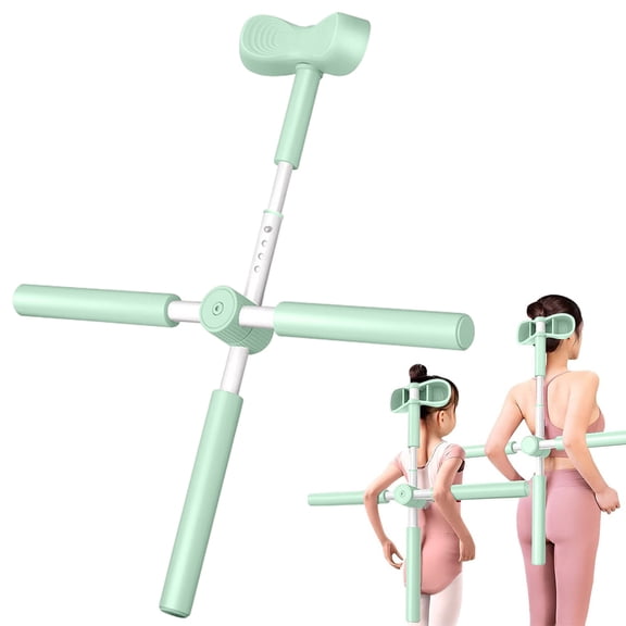 JMKQLZ Posture Correction Yoga Stick - Adjustable Back Stretching Tool for Home Workouts and Humpback Improvement Exercises