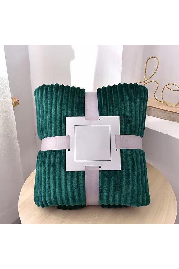 Soft Flannel Throw Blanket - Cozy Warm Bed Cover and Sofa Wrap for Indoor Comfort, Reversible Design for All-Season Use in Home and Outdoor