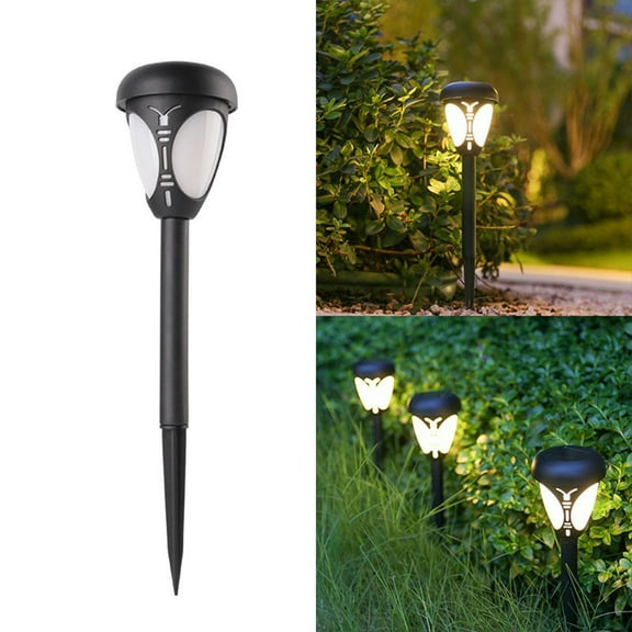JMKQLZ Solar Lights Outdoor,Solar Pathway Lights,Solar Powered Garden Lights,Waterproof LED Landscape Lights for Walkway,Lawn,Yard and Driveway,Warm Light Helps to Create Romantic and Cozy Mood
