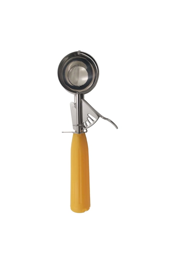 Stainless Steel Ice Cream Scoop with Trigger Release - Professional Grade Kitchen Tool for Perfectly Shaped Desserts