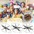 thumbnail image 1 of JMKQLZ Stainless Steel Pie Cutter 6-Slice Pie Cutter Creates Beautifully Uniform Slices Of Pie,Pancake Pizza Cutter Cake Slicer Stainless Steel Cake Divider Splitter Kitchen Tools,10-Inch, 1 of 6