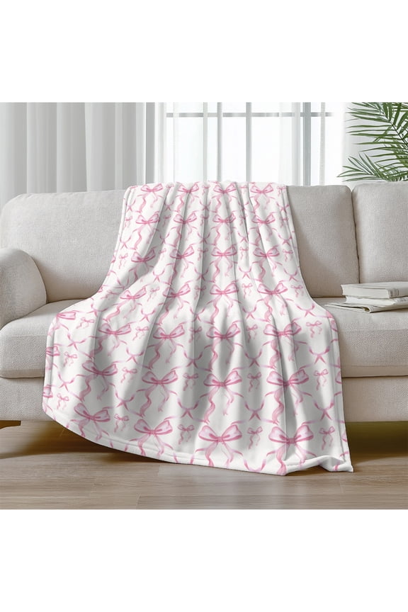 Ultra Soft Fleece Throw Blanket - Lightweight Warm All Season Cover for Couch Bed Sofa with Vibrant Colors and Easy Care Fabric