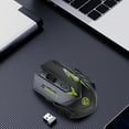 thumbnail image 1 of JMKQLZ Wireless Gaming Mouse with Dual Mode Connectivity, 6-Key Programmable RGB Gaming Mouse with 3600 DPI, Type-C Fast Charging for PC Laptop Computer Office and Gaming Use, 1 of 8