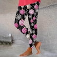 thumbnail image 1 of JMKQLZ Women's Christmas Print Leggings with Festive Holiday Patterns, Soft and Comfortable Yoga Pants for Casual Wear, Seasonal Fashion Activewear for Home and Outdoor Activities, 1 of 5