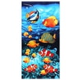 thumbnail image 1 of JML 100% Cotton Beach Towel,Soft & Quick-Dry Pool Towel,Perfect for Beach,Swimming,28"x58", 1 of 4