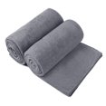 thumbnail image 1 of JML 2 Pack Bath Towel Set,350GSM Microfiber Absorbent & Quick Drying Towels 30" x 60", Gray, 1 of 6