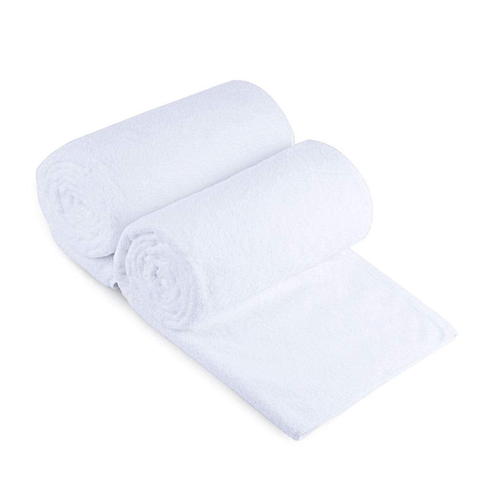 JML Microfiber Bath Towel 2 Pack(30 x 60), Oversized Thick Towels, Soft,  Super Absorbent and Fast Drying, No Fading Multipurpose Use for Sports